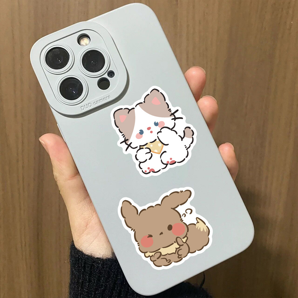 21g Weight Stickers Stationery Type 1 Set Quantity Learning Occasion PVC self-adhesive Material Animal, Cartoon Pattern Cute Style 1 Set Animal Cartoon Learning PVC Self-adhesive Cute Stickers 21
