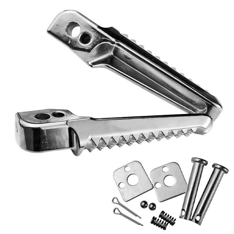 Aluminum alloy fine cross-border MIO footrests, Yamaha rear seat footrests, custom-made alloy footboards for motorcycles