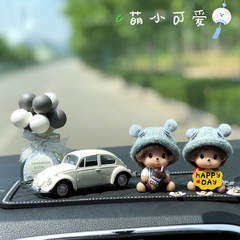 Multiple Monchi Monchi Car Air Fresheners with Diamond Accents Cute Plush Car Decorations Car Accessories for Women
