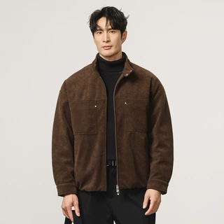 90白鸭绒立领夹克羽绒服男冬季新款潮牌宽松加厚工装保暖宽松外套