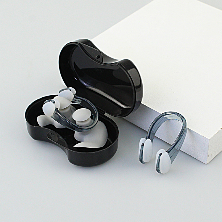 水泳耳栓専門耳水入り防止シリコン耳栓騒音防止睡眠防音耳栓水泳鼻クリップセット