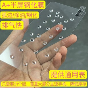 Suitable for Hd iPhone 15 Pro Half Screen Tempered Film 14Pro/13 Tempered Film Apple 11 X/Xr Mobile Phone