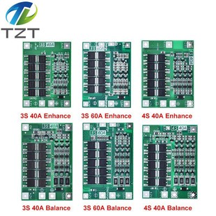3 strings 4 strings of 12.6V 18650 lithium battery protection board with balanced power protection board 40A/60A current