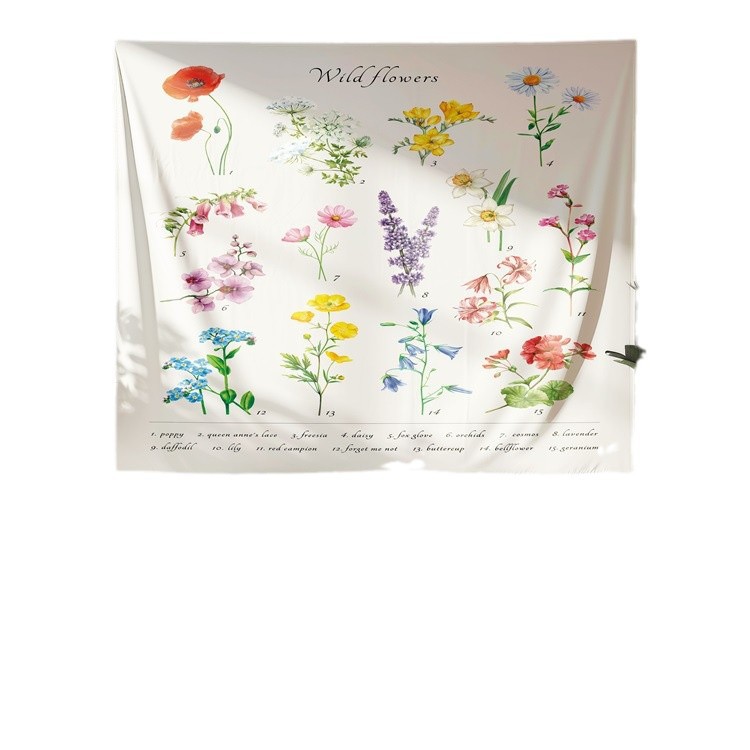 (2개) 국경 간 인기 아마존 태피스트리 교수형 천 배경 천 INS 스타일 교수형 천 장식 천 보헤미안 태피스트리