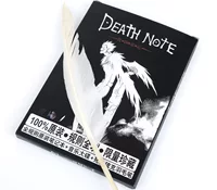 Блокнот Death Note реплика, чёрная обложка с перьевой ручкой, аниме-коллекция