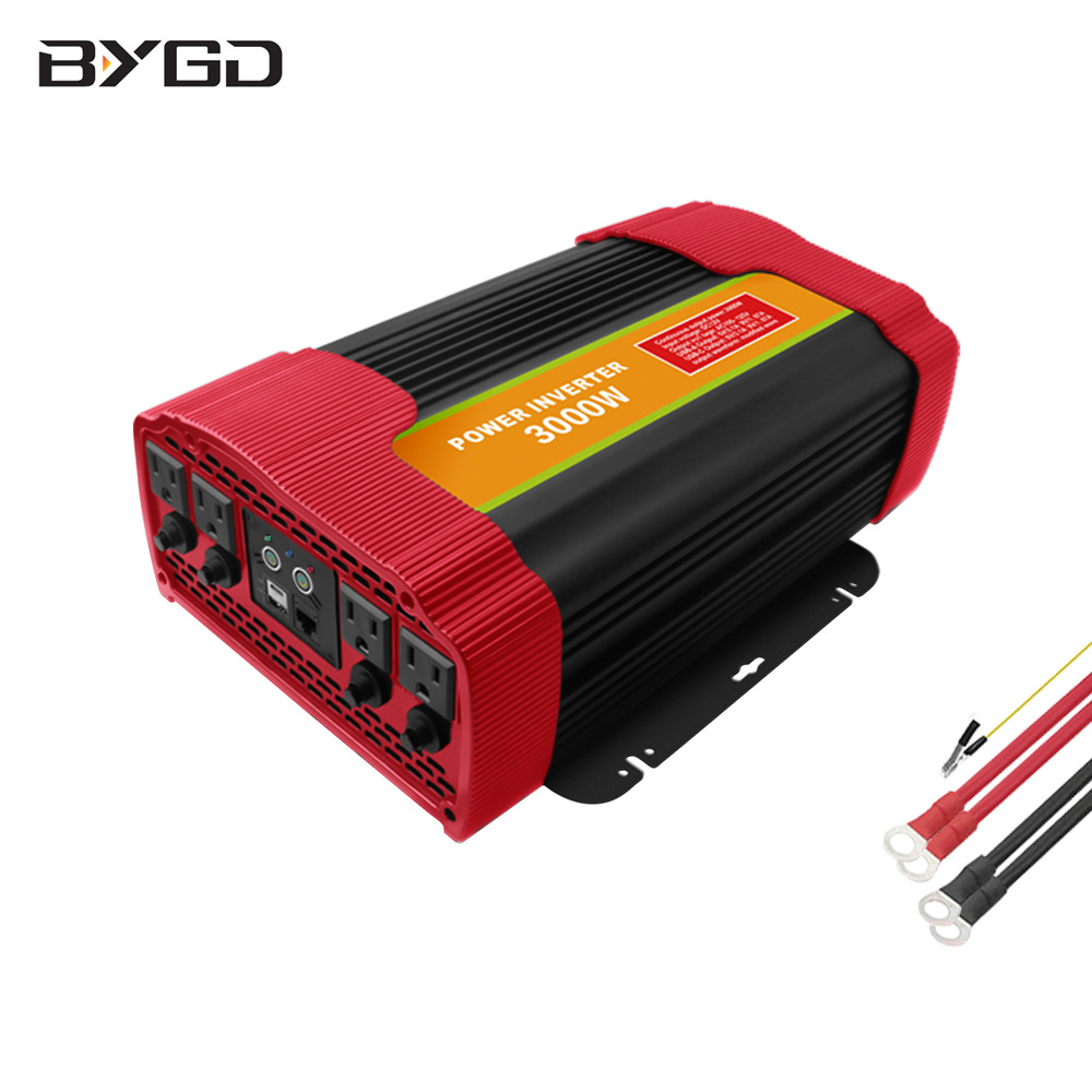 300W-1500W大功率12V轉110V修正弦波汽車逆變器3000W支持锂電池