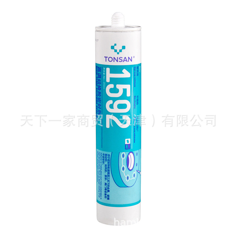 可赛新1592胶水/北京天山密封胶耐高温 密封剂310ml