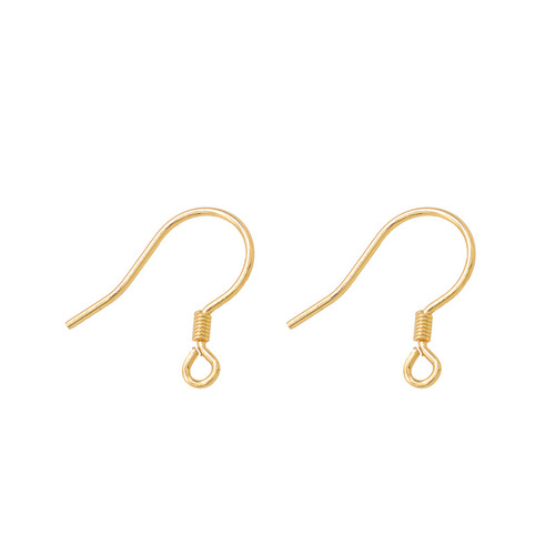 Zhongxing S925 silver simple earrings accessories ear hooks handmade earrings earrings semi-finished diy jewelry accessories wholesale