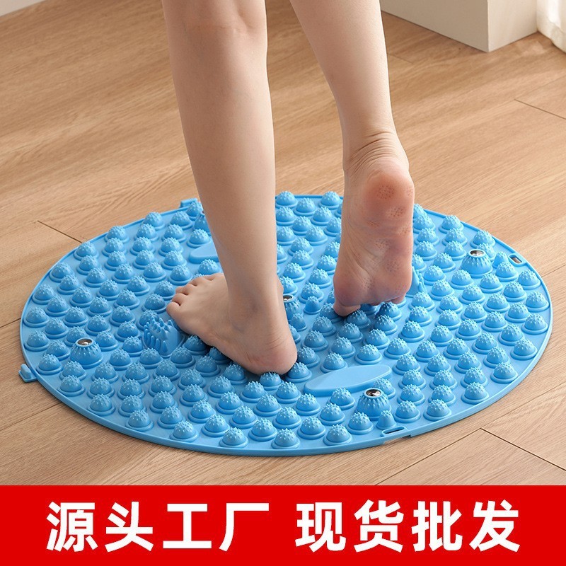 In-Stock Large Acupressure Foot Massage Mat for Home Use, Ultra-Painful Foot Sole Circular Foot Pad, Extra-Large Toe Pressure Mat