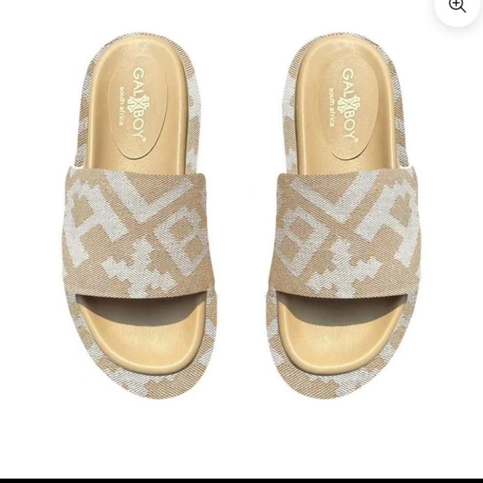 2024新款south africa女拖鞋女式凉拖法式超轻松糕跟增高室外穿