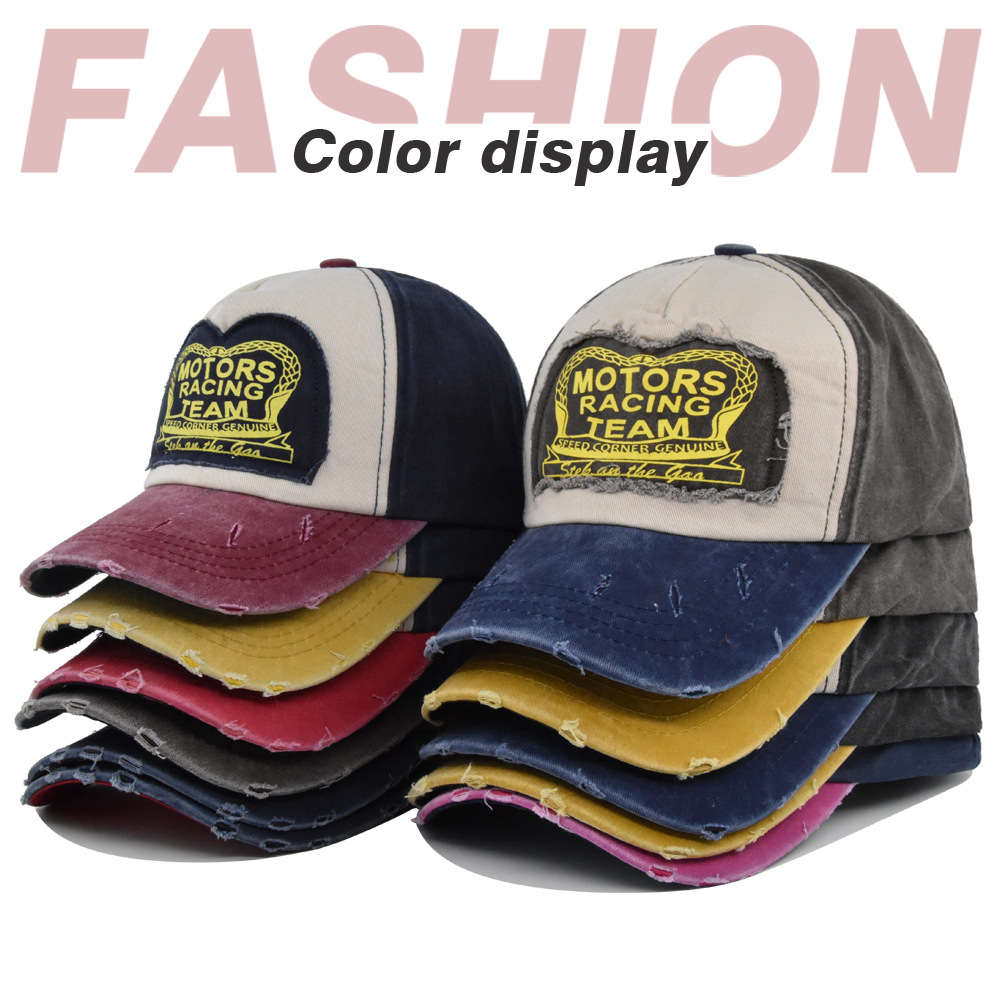 Graffiti Motors Printed Baseball Cap With Duckbill Design_voghion.com