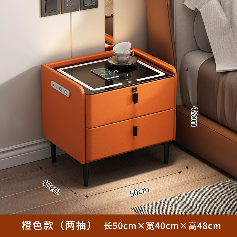 빛 + 무선 충전 + 지문 잠금 + 삽입 행 USB + 블루투스 사운드로 주황색 두 무승부