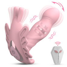 蠕动穿戴蝴蝶女用外出自慰器抠动充电按摩器成人情趣用品跨境批发