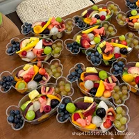 Упаковочная коробка для фруктов, форма конфет, прозрачная коробка, подарочная коробка для свежих фруктов на день защиты детей, коробка для кремового торта