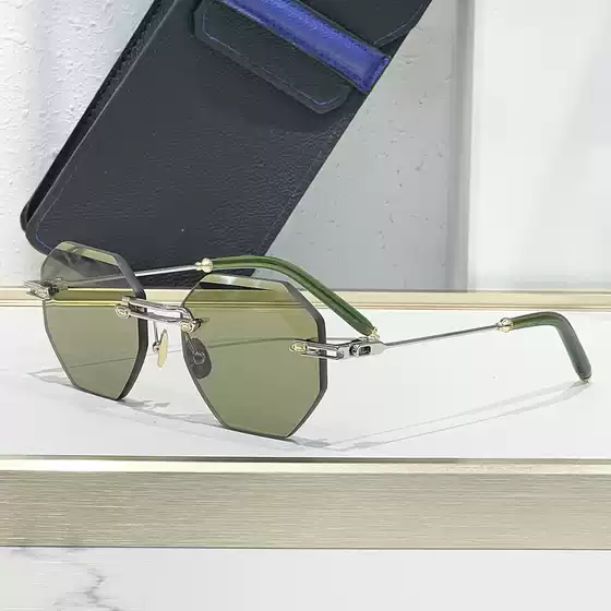 Trofeo Cross-Border Accessible Luxury Japanese Handmade Frameless Polygonal Th Vacation Cool Men's and Women's Sunglasses Outdoor Paty