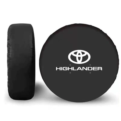 Spare wheel cover Land Dedicated Spare Tire Cover - spare-tire-protective-cover-thickened-version-toyota-highlander-letter-car-standard-version