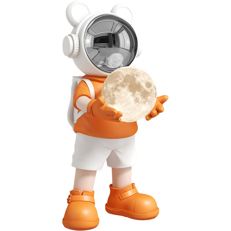宇宙飛行士宇宙飛行士月球灯大型着地装飾品客間寝室ホテル会移転プレゼント