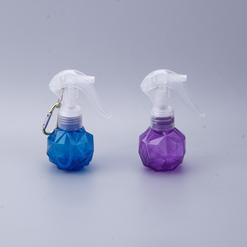 创意挂钩小菱形瓶 PET塑料瓶 60ml 洗手液瓶 小老鼠喷雾瓶 圆球