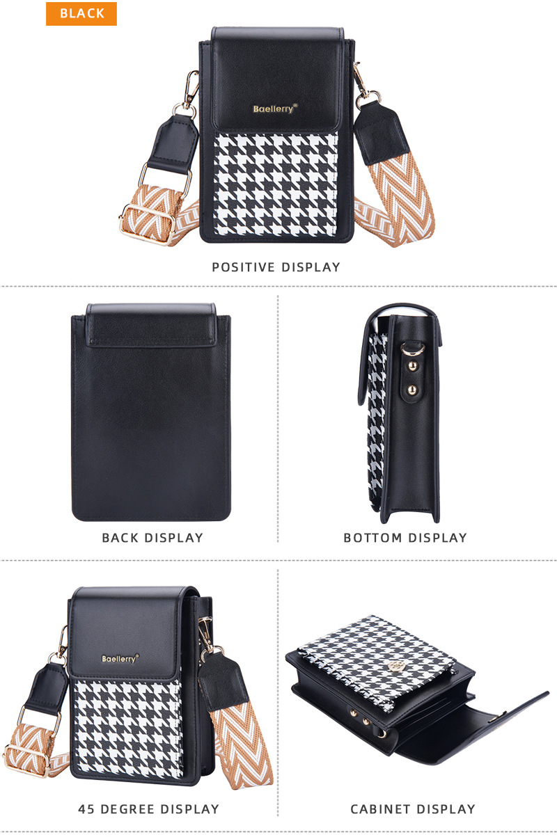 Women's Crossbody Bag Small Square Shoulder Phone Bag Stylish_voghion.com