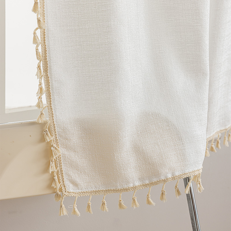 Los productos terminados de Temu se envían en nombre de SHEIN transfronterizo exclusivamente para cortinas de gasa de lino de color puro, cortinas de gasa semiopacas, cortinas pequeñas