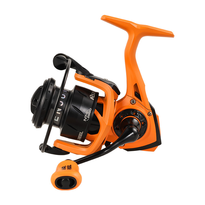 Carrete de Pesca de Metal con Cabezal Giratorio, Carrete de Pesca sin Espacios, Carrete para Señuelos, Carrete de Pesca con Brazo de Metal, Carrete de Pesca de Selección Internacional
