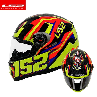 Motosiklet kaskı (dəbilqə) – anti-fog kart summer locomotive 3C - fluorescent-yelloworange-drift-l