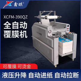 杭州全自动覆膜机自动进纸自动拉断过膜机液压贴膜机钢辊压膜机