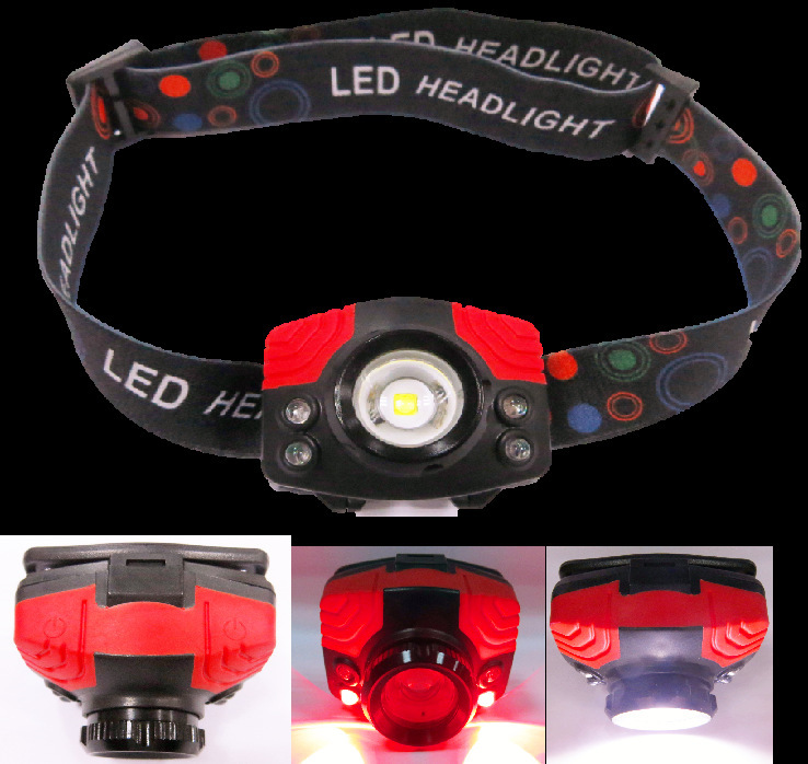 Multifunctional Professional Outdoor Camping Headlamp, Domestic and Cross-Border Wholesale, Portable Light, Strong Led Light, Long Battery Life