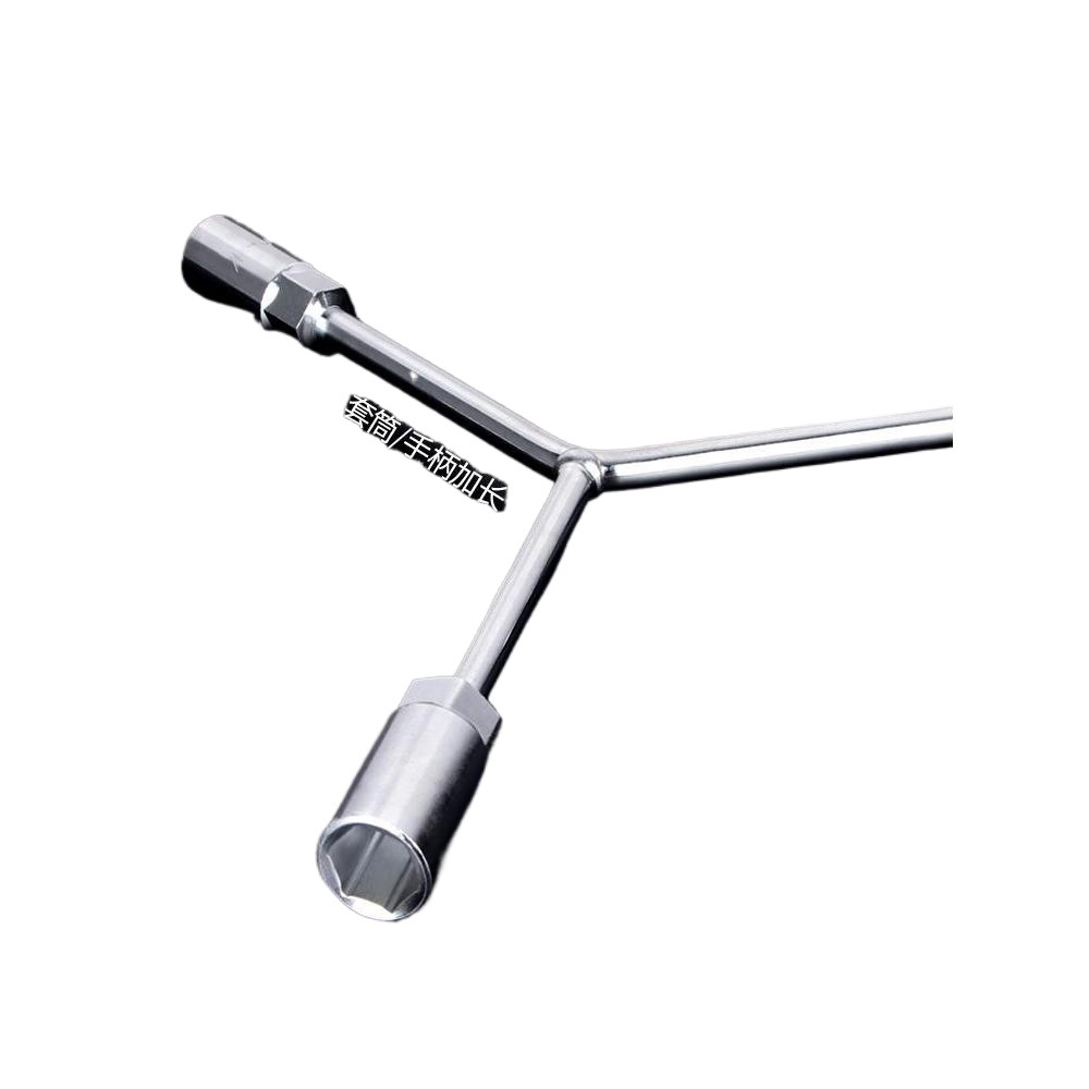 Llave de tres puntas hexagonal manguito herringón multifuncional tipo Y 3 ángulo llave de neumáticos herramienta de reparación de automóviles de mantenimiento de motocicleta