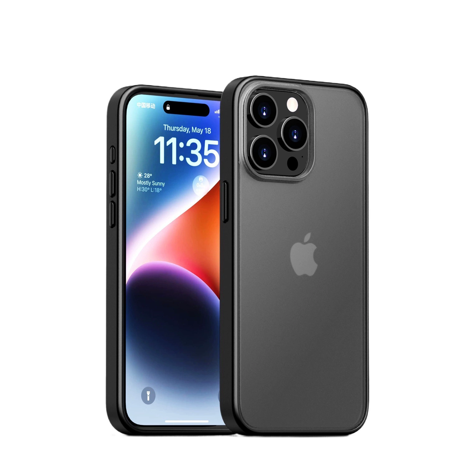 Apple, совместимый матовый чехол для телефона, iPhone 15, нескользящий защитный чехол, iphone, 15promax