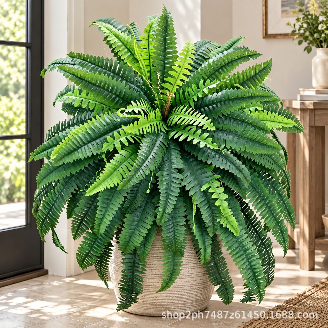 88 Persian Grass Home Decor Wall Hanging High Simulation Fern Persian Grass Cross-Border Bestselling Decorative Ornament