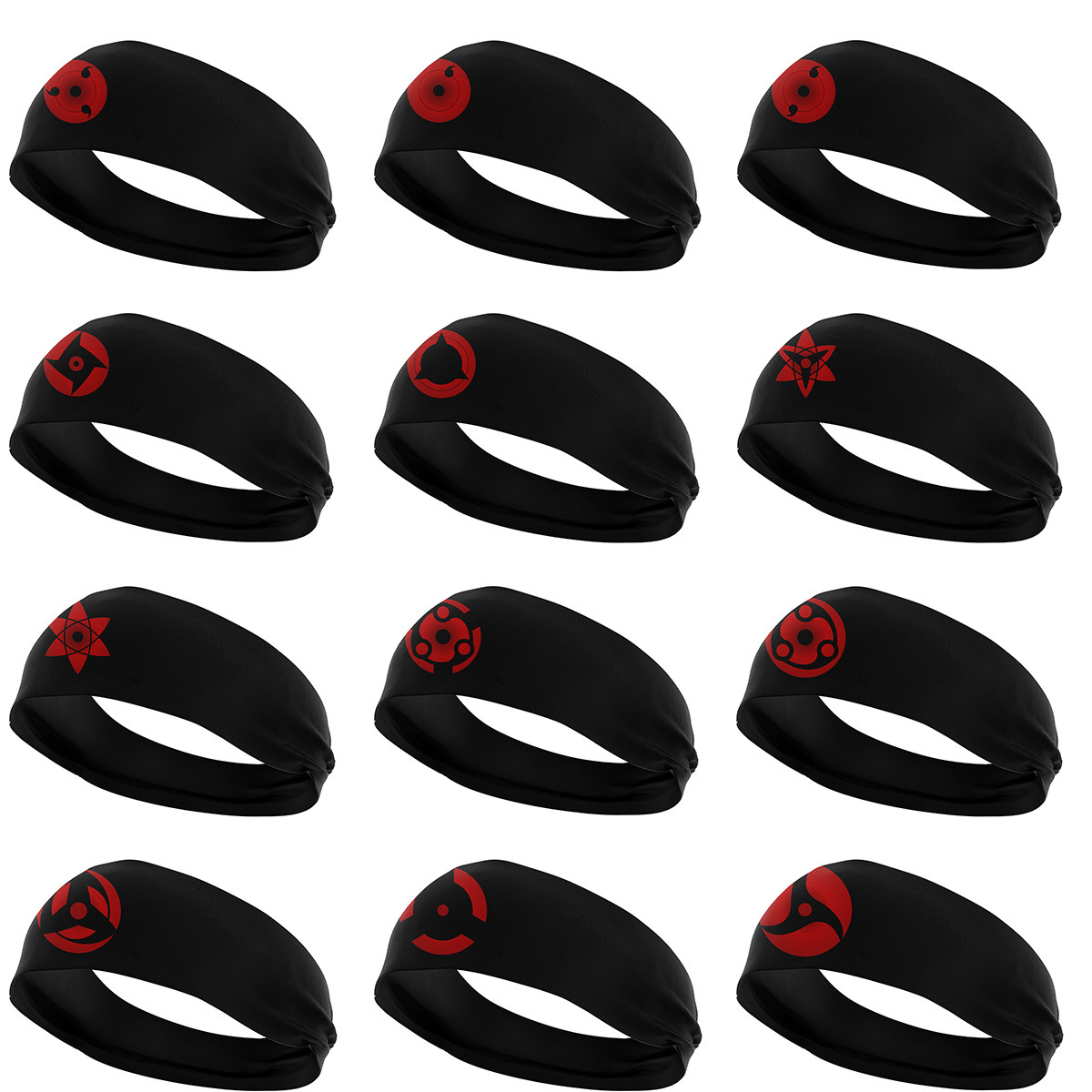 Classic Two-Dimensional Japanese Comic Dragon Ball Sun Wukong Buu Peripheral Headband High Elastic Milk Silk Hairband Sports Headscarf