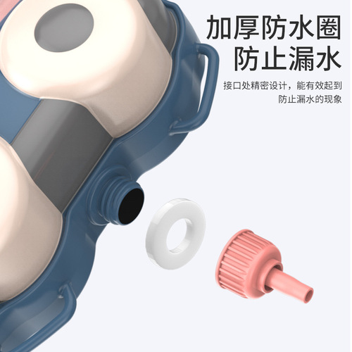 Children's summer water toy backpack water gun 2400ml large water gun pull-out children's backpack water gun wholesale
