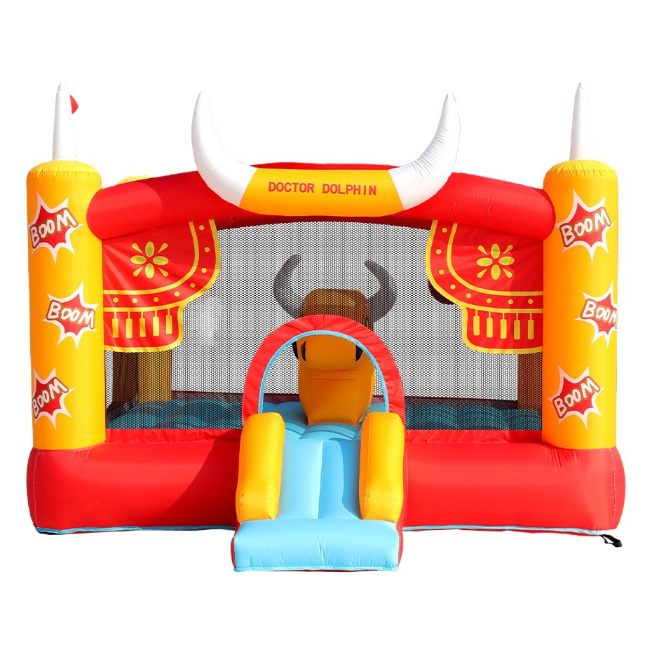 Doctor delfín | Castillo inflable para niños pequeño trampolín inflable tobogán inflable pequeño hogar
