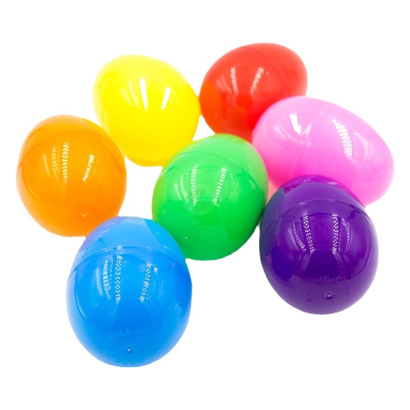 56x78mm egg-shaped twisted eggshell color Easter egg Oval large egg can be opened stuffed toy