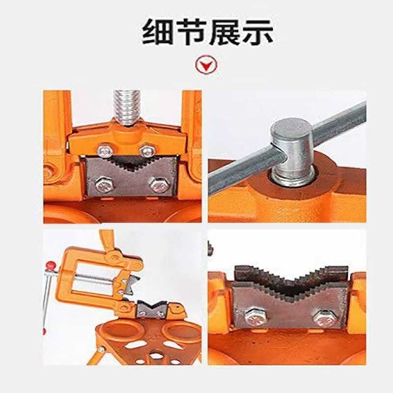 重型管子压力钳龙门钳夹管钳管子台虎钳压力台钳台虎钳镀锌管割丝|undefined