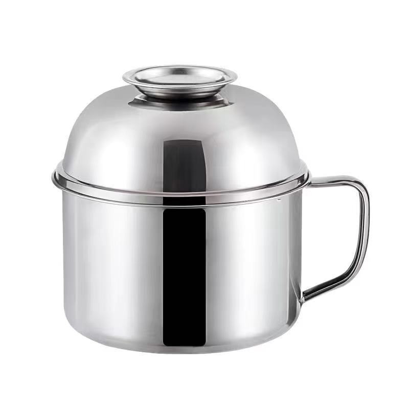 Taza de comida rápida de acero inoxidable oficina aislamiento caja de almuerzo con arroz tazón de arroz de gran capacidad caja de almuerzo de estudiantes caja de almuerzo