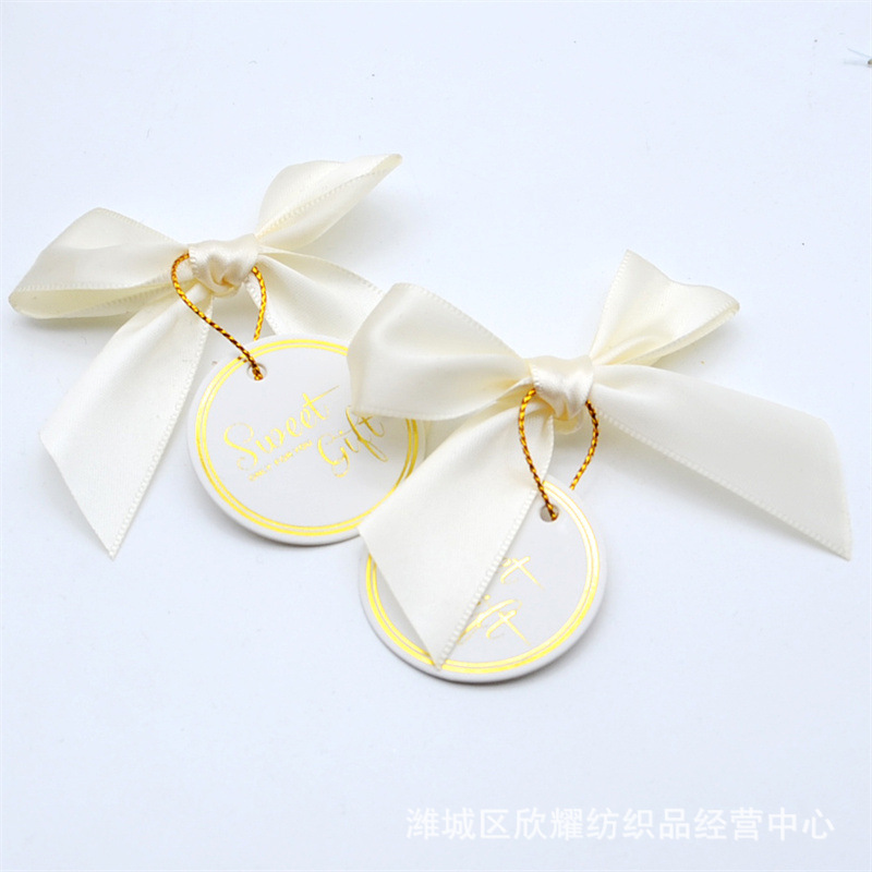 Al por mayor de gama alta de embalaje de regalo hecho a mano Cinta Azul arco más pieza de ascensor caja de regalo accesorios de decoración