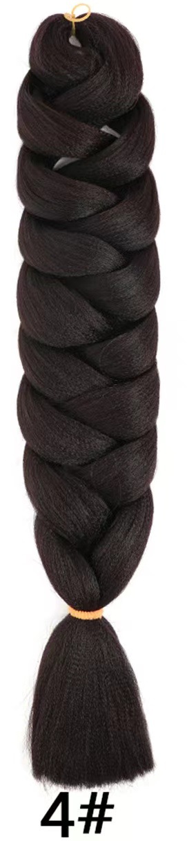 82 pulgadas Outre Xpression Braids gran pelucca de trenza africana negra pelucca de trenza sucia 165g