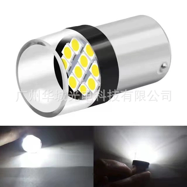 Автомобильный светодиодный поворотный свет 1156 1157 3030 10smd мотоцикл стоп-лампа линзы подсвеченные светодиодные задние фонари