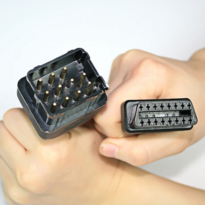 跨境Renault 12Pin OBD2 Diagnostic cable 雷诺12针转换连接线