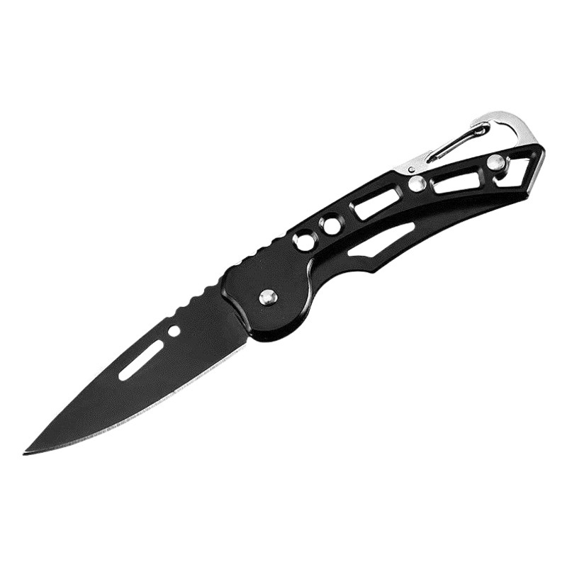 Multifunctional Stainless Steel Foldableing Knife Keychain Outdoor Camping Style Mini Exquisite Knife Portable Fruit Knife Paring Knife