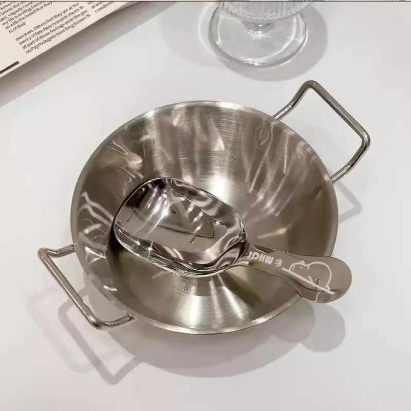 304不锈钢碗双耳碗沙拉碗小吃薯条炸鸡块盘火锅酱料碗备菜料理碗|undefined