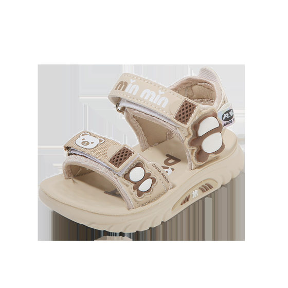 Boys Sandals 2025 Summer New Children's Shoes Cartoon Lights Casual Beach Shoes Children's Soft Sole Non-slip