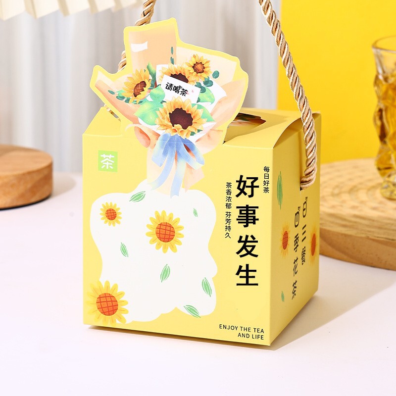 教师节礼物花茶小礼盒创意伴手礼精致小礼品送老师班主任花空茶盒|undefined