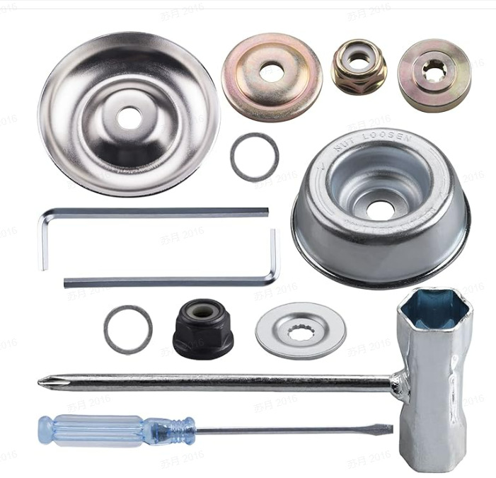 Venta directa de fábrica Placa de cadena cabeza de hierba 20 dientes cuchillo placa Cadena de 9 pulgadas hoja dentada cabeza de hierba accesorios cortacésped