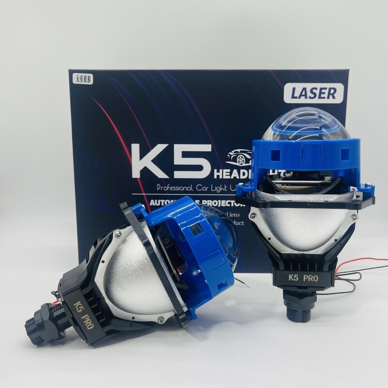 Motorcycle K5Pro 3inch Non-Destructive Bifocal Lens Dual Lamp Cup 24V High Power Laser Lens Car Led Car Light