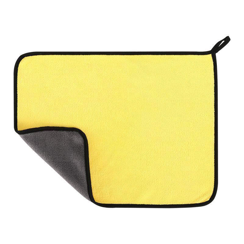 Double-Sided Rag Absorbs Water and Does Not Shed Lint, Thickened Cleaning Housekeeping Hotel Kitchen Catering Billiards Car Wiping Fishing Towel