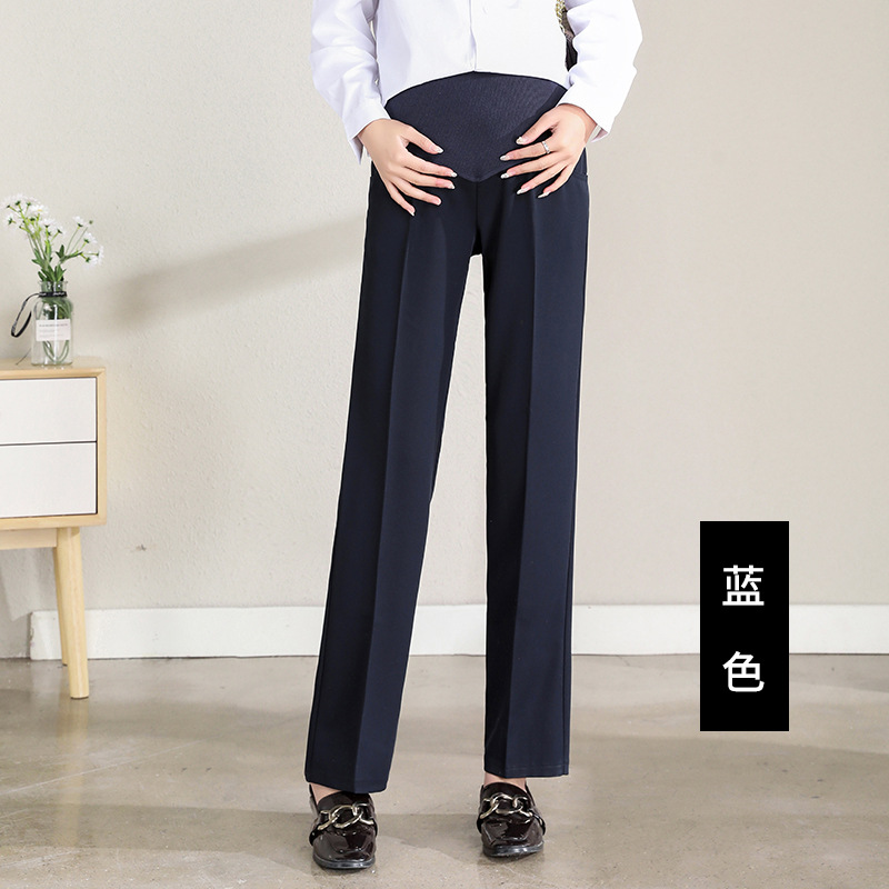 妊婦のズボンは春夏秋冬の直筒のスーツのズボンの仕事の職業のズボンの正装のズボンの大きいサイズのプラスの肥育のベルベットの1065