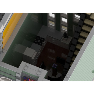 C4311 Modular Residential with Indoor Building Toy Series 2407 Particle Count